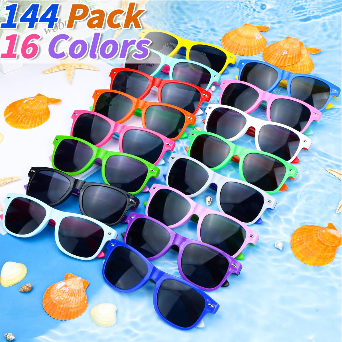 Oleitodh neon sunglasses provide UV protection while keeping kids stylish outdoors.