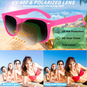 Oleitodh UV400 polarized lenses reduce glare while preserving color.