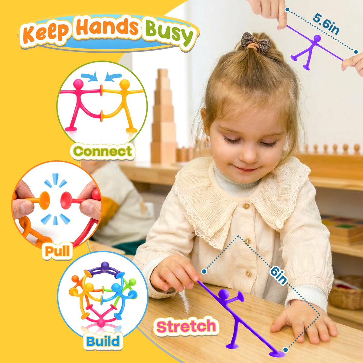 OleOletOy colorful soft silicone sensory toys for calming tactile play.