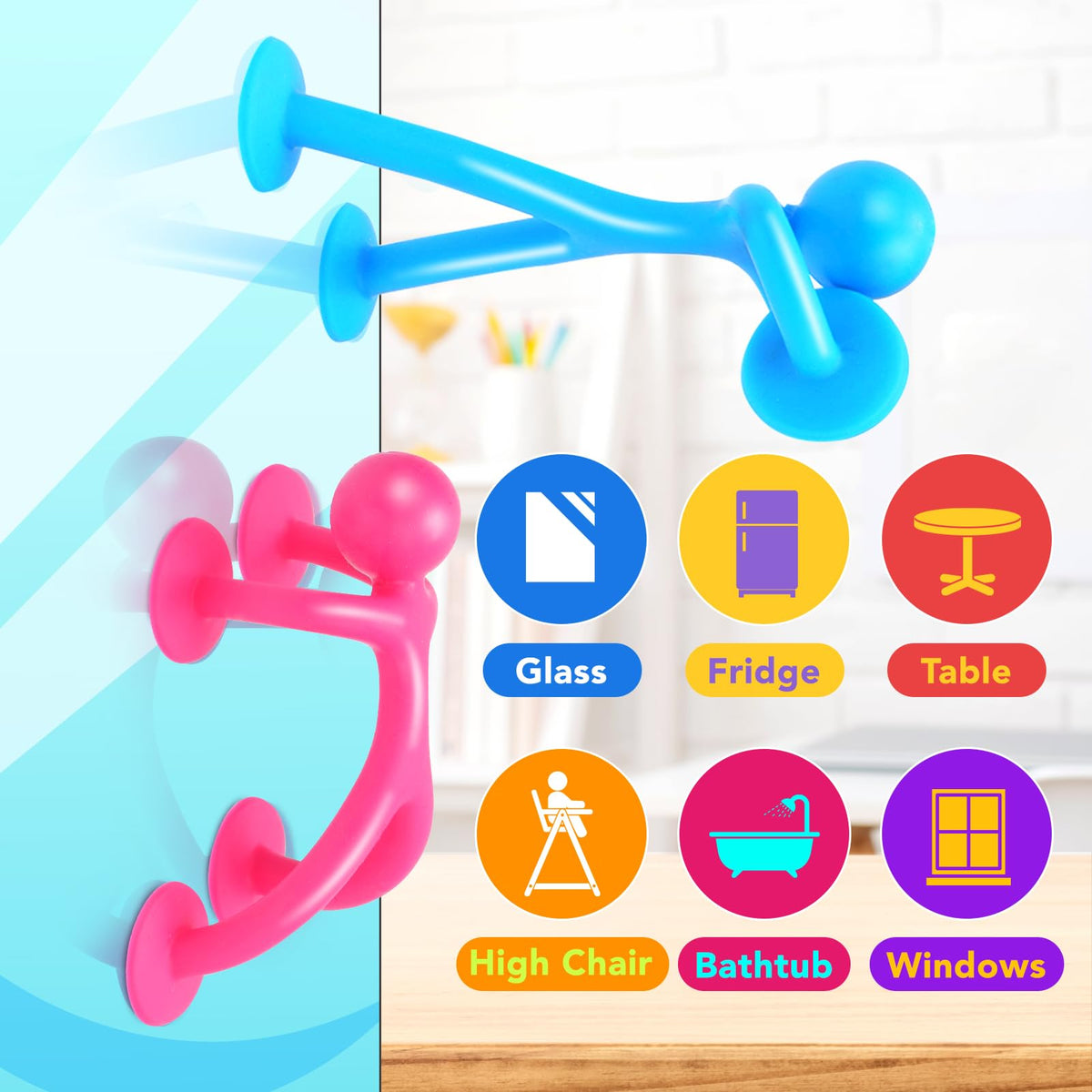 OleOletOy durable silicone fidgets are easy to clean after use.