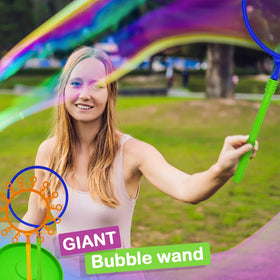 OleOletOy giant bubble wand set dip and create big bubbles