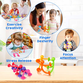OleOletOy travel friendly fidgets fit neatly in a compact carry box.