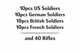 O-Lifygen WW2 Army Men set for diorama-ready figures and history play