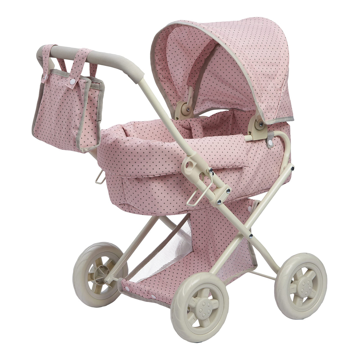 Olivia's Little World buggy stroller with detachable bassinet for 18-inch dolls.