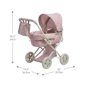 Olivia's Little World detachable bassinet makes quick transitions between dolls.