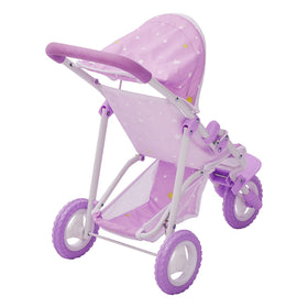Olivia's Little World iron-frame stroller offers sturdy durability for hours of use.