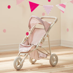 Olivia's Little World foldable design stroller for quick setup