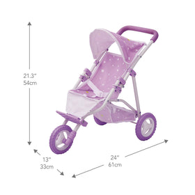 Olivia's Little World collapsible stroller for easy storage after playtime.