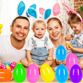Olixmlya jumbo pink Easter egg easy handling for baskets