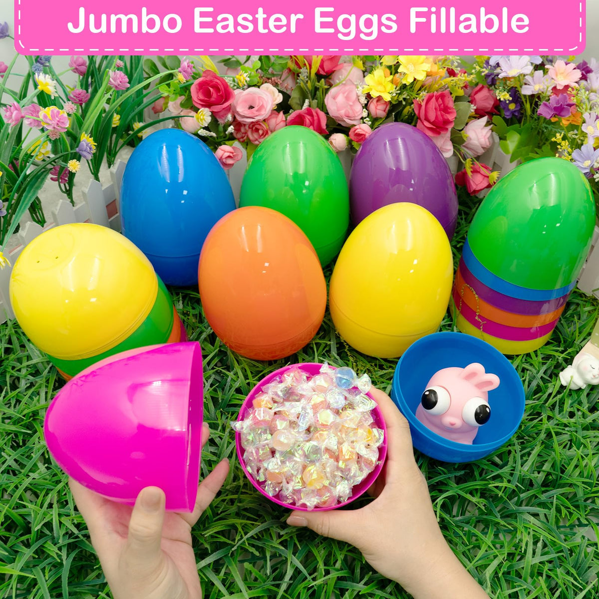 Olixmlya jumbo purple Easter egg standout classroom rewards