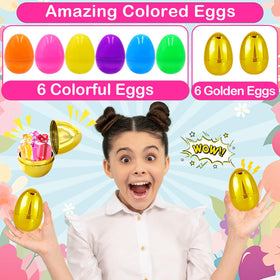 Olixmlya 2-4 inch fillable eggs for surprise gifts.