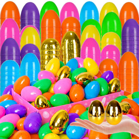 Olixmlya 6 golden eggs for exciting Easter egg hunts.