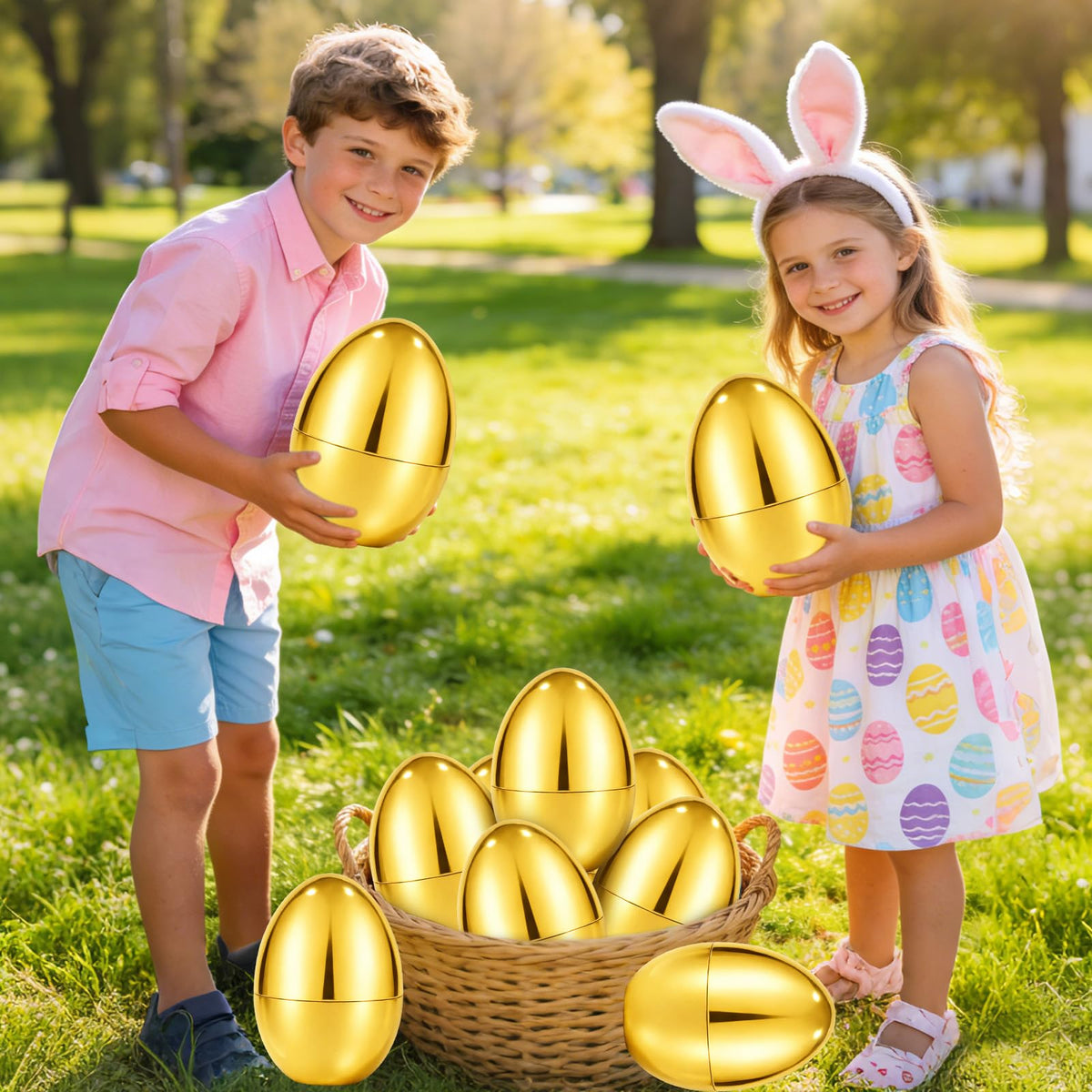 Olixmlya basket stuffer eggs double as centerpiece accents