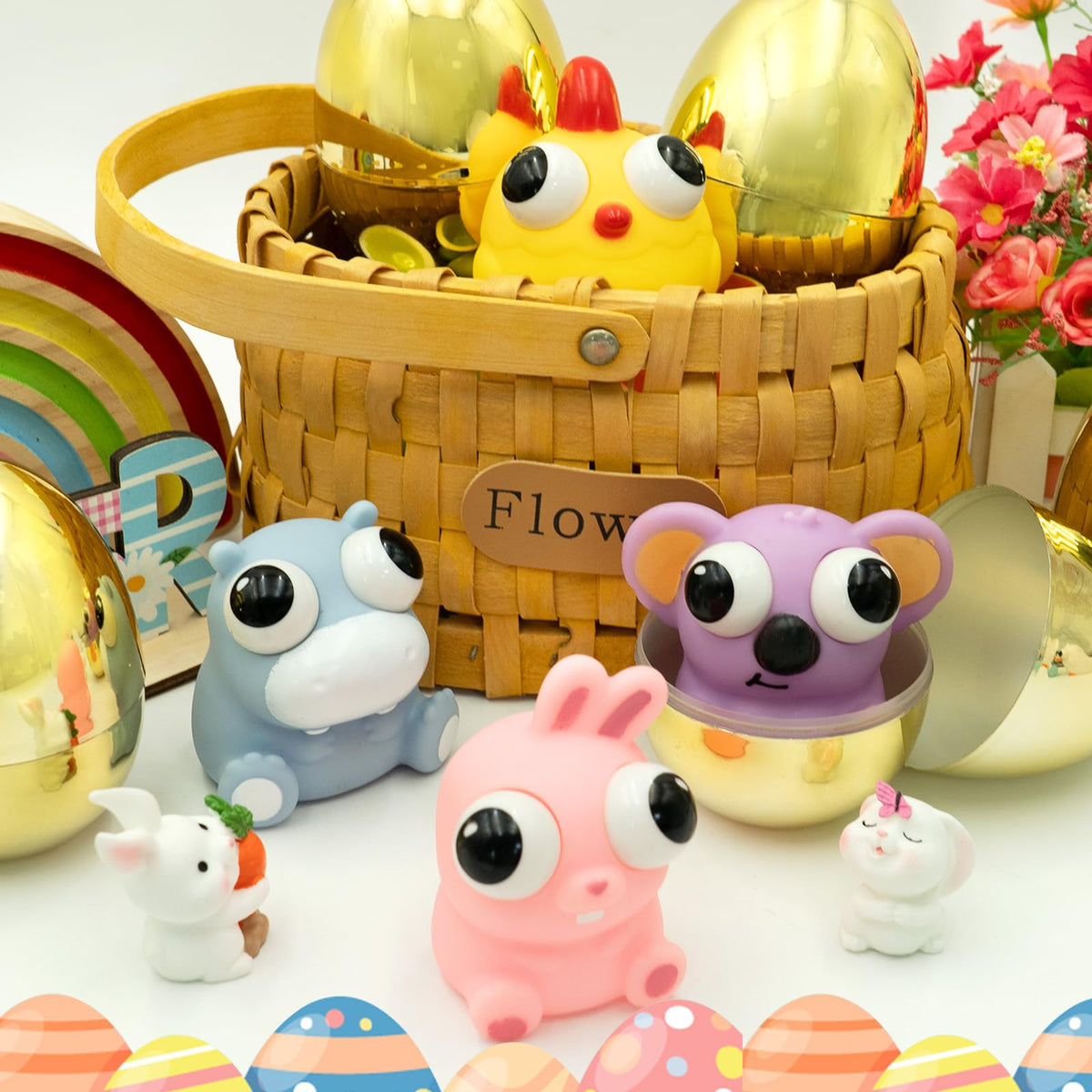 Olixmlya golden eggs make memorable stocking stuffers and event giveaways.