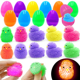 Olixmlya chick LED puffer balls glow brightly, engaging kids