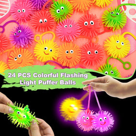 Olixmlya Easter ball closeup showing two-color LED lights