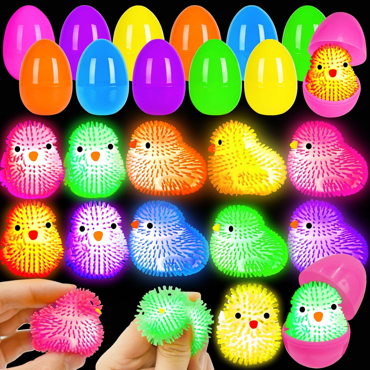 Olixmlya Easter egg fillers pack with customizable eggs for party favors