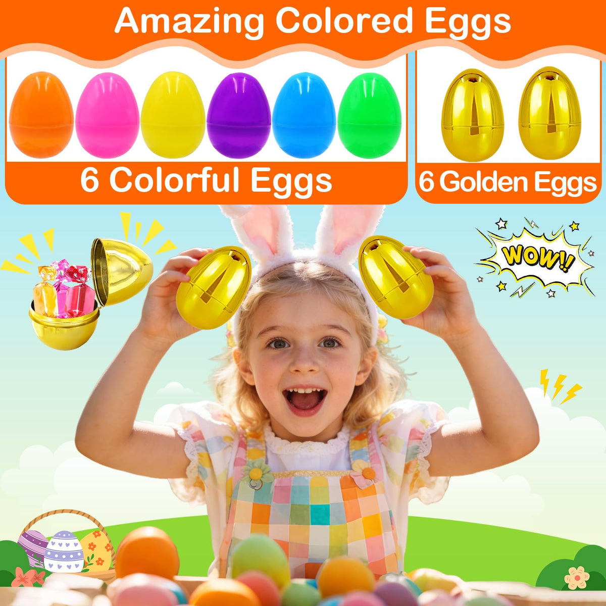 Olixmlya Easter eggs for decorating and crafts