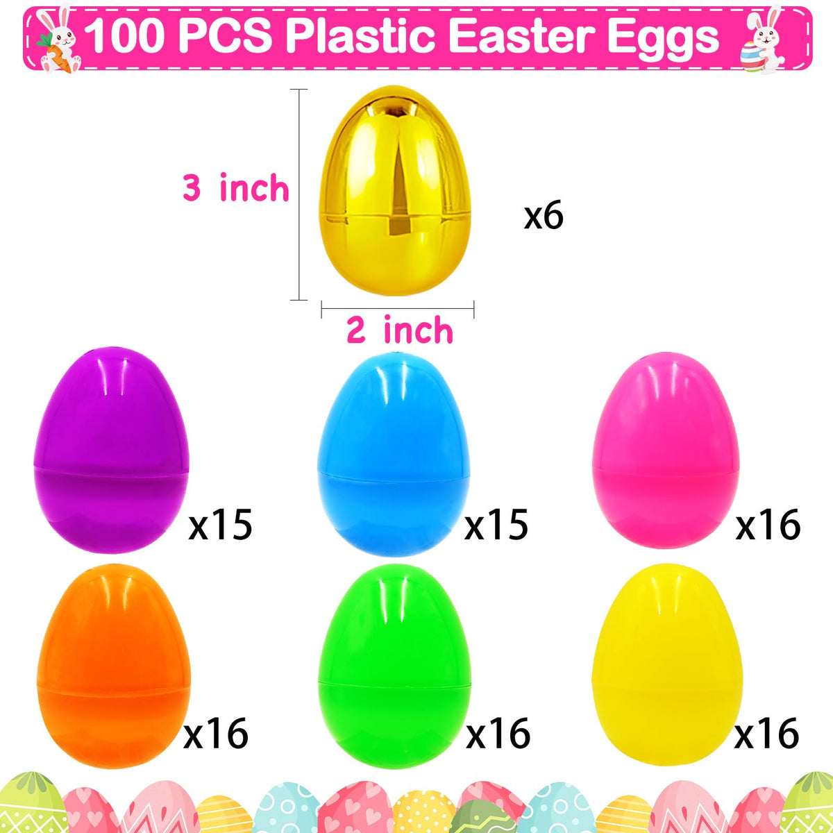Olixmlya Easter eggs ideal for basket stuffing and games.