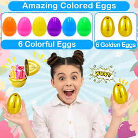 Olixmlya easy-open eggs with snap closures for kid-friendly play.