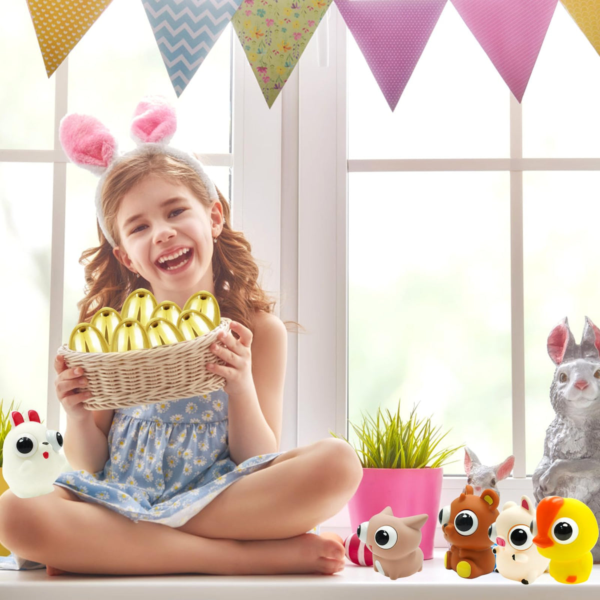 Olixmlya family party egg surprise enhances Easter play