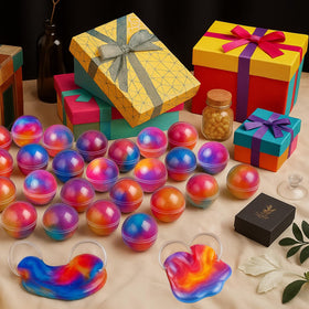 Olixmlya Galaxy Slime Balls gift pack, ideal for birthdays and surprises