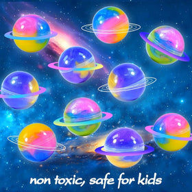 Olixmlya Galaxy Slime Balls twisting and stretching for tactile fun