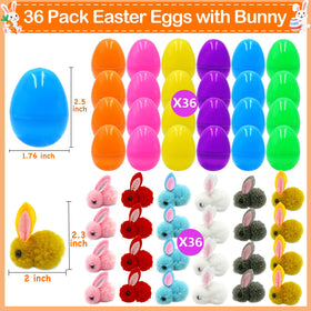 Olixmlya pastel bunny inside each egg invites imaginative play and cuddles.