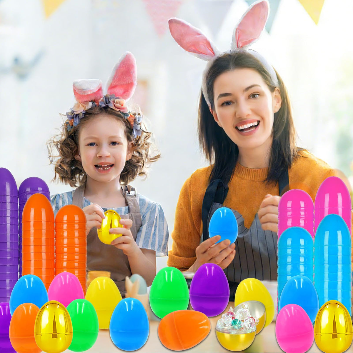 Olixmlya golden eggs act as prizes to elevate egg hunts.