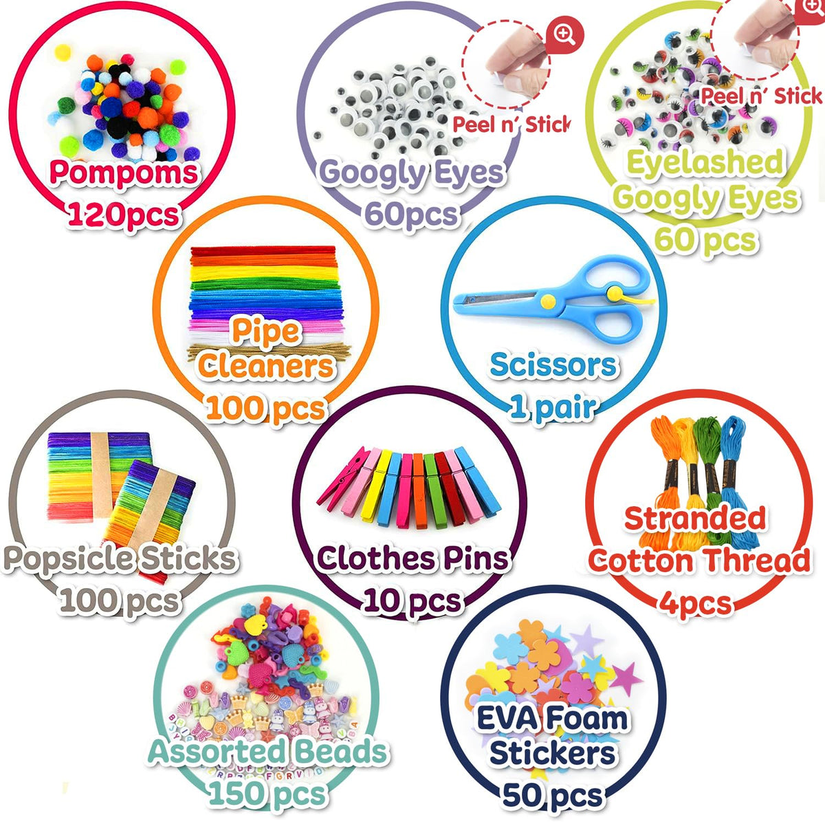 Olly Kids rhinestones and glue sticks close-up for colorful embellishments and easy adherence