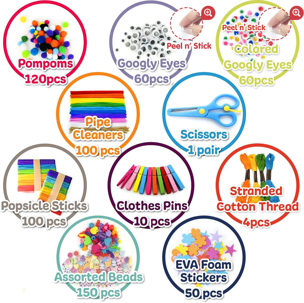 Olly Kids Craft Box organizer lid demonstrating neat, accessible storage for art sessions