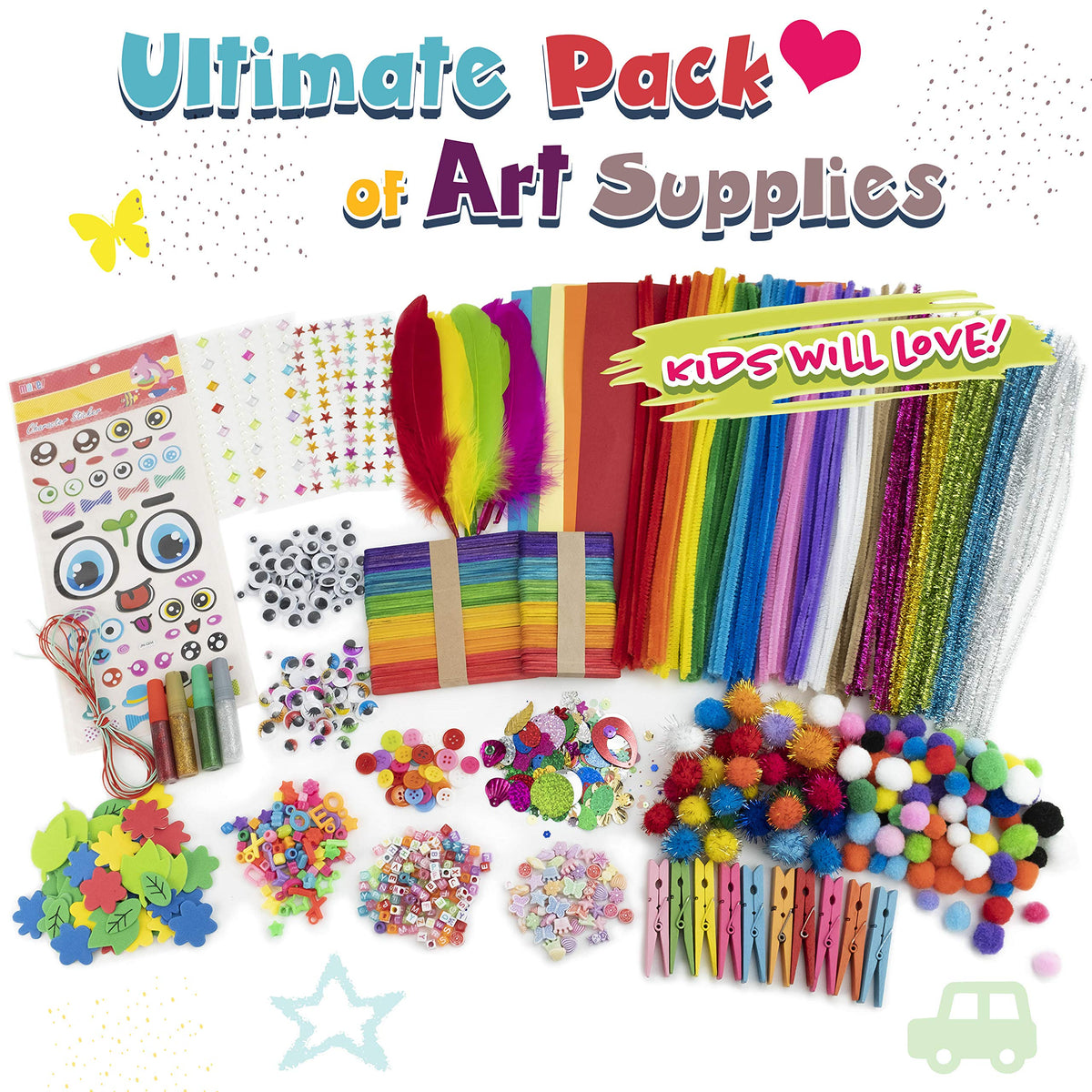 Olly Kids indoor-craft-activity supplies spark screen-free, hands-on play.