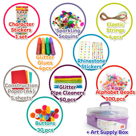Olly Kids kid-crafting-session sparks creativity during home projects.