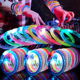 OLUPP glow bracelets pink glow for vibrant party visibility