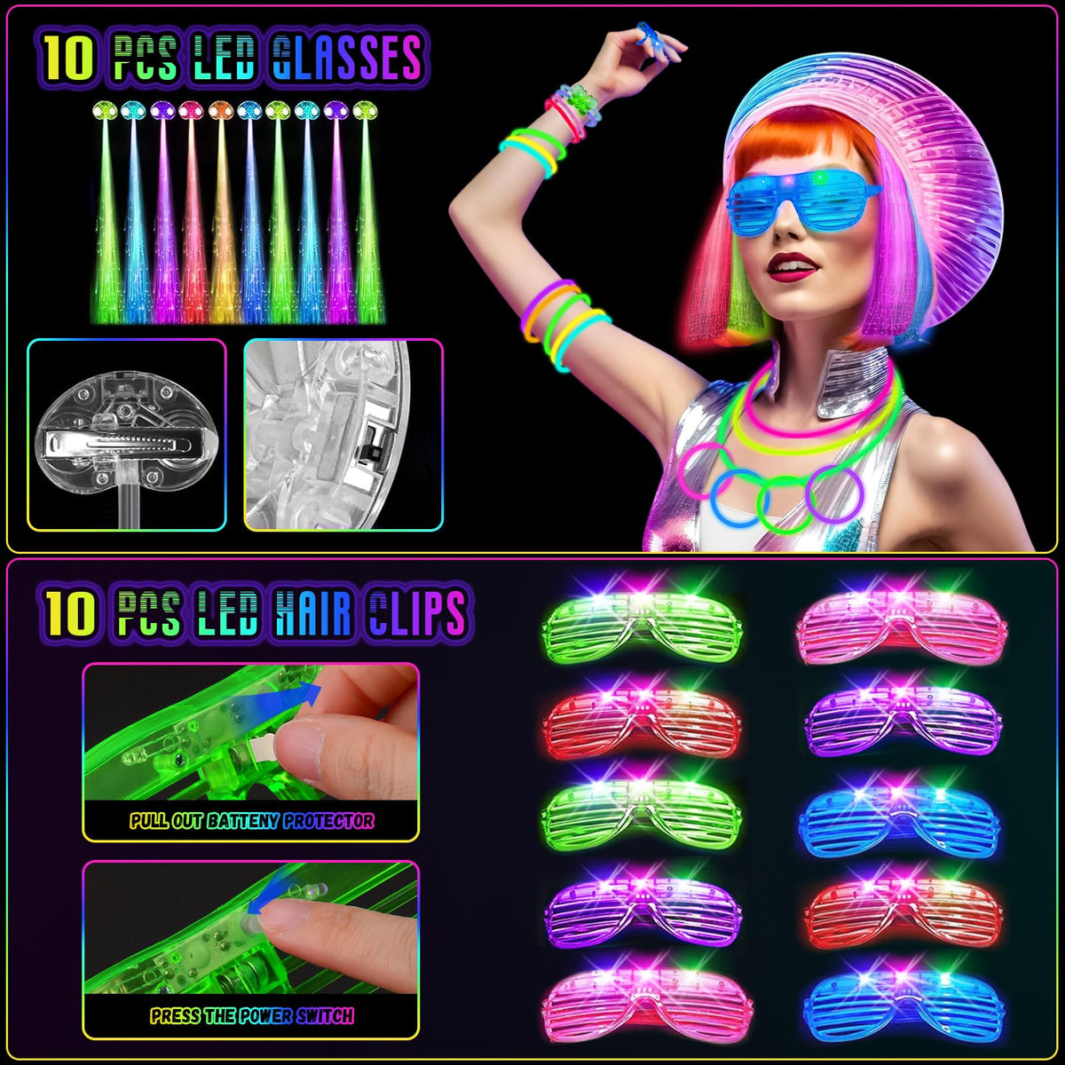 OLUPP butterfly bracelet connectors enable DIY glow bracelets and necklaces.