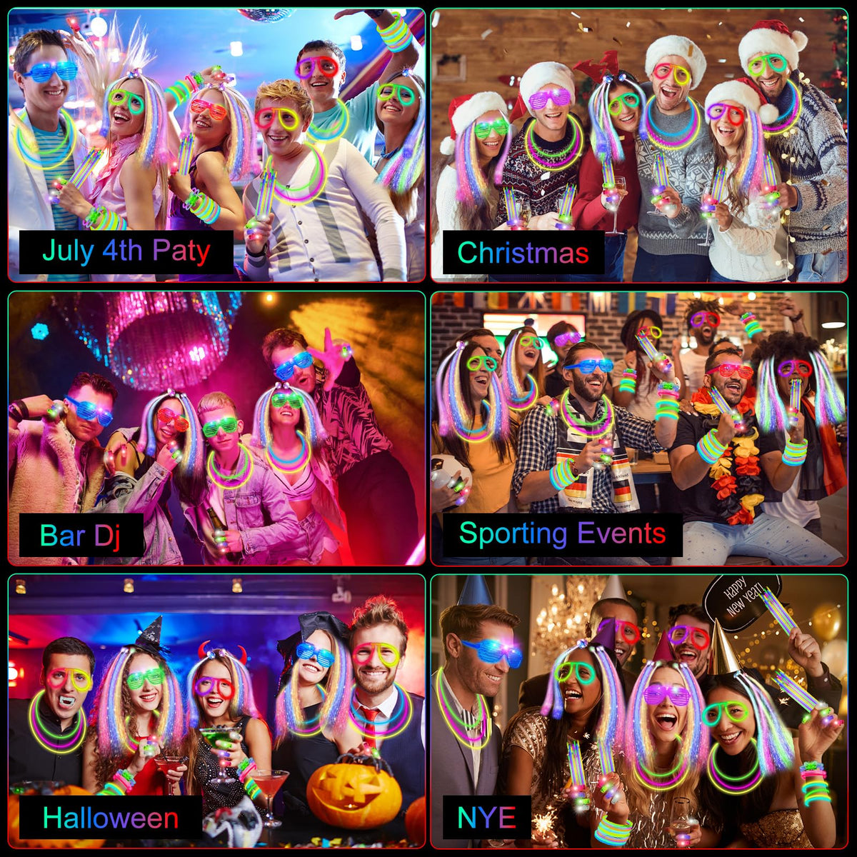 OLUPP finger lights provide hands-free glow for dancing and games after dark.