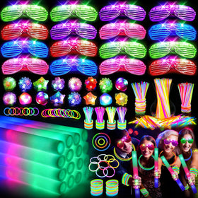 OLUPP foam glow sticks 16 pcs glow brightly for fun, safe party lighting.