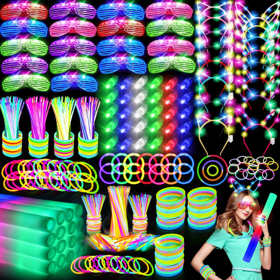 OLUPP glow foam sticks deliver bright, durable illumination for parties