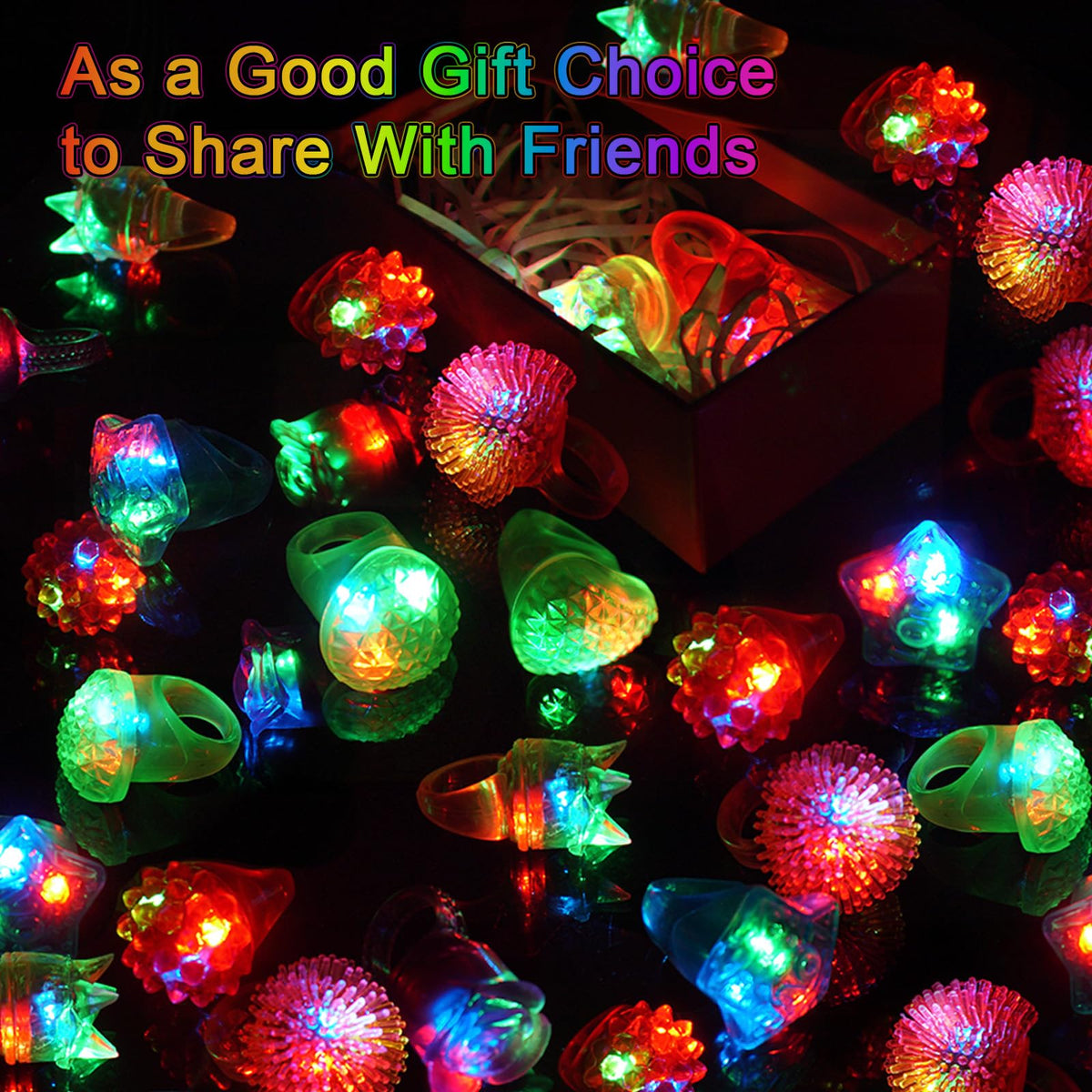 Glow rings illuminate birthdays, concerts, and festivals for high-energy fun