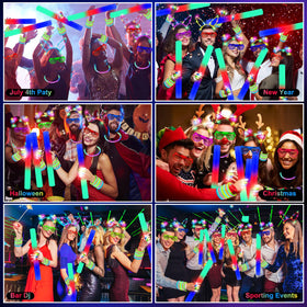 OLUPP LED glasses flash in multiple colors for energetic dance moments