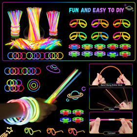 OLUPP LED hair clips fiber optic brighten hairstyles with vivid glow.