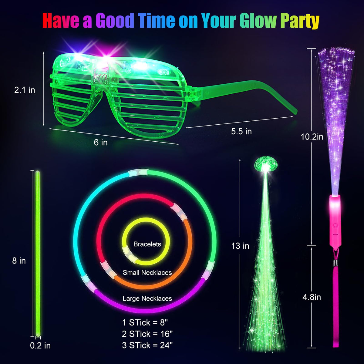 OLUPP glow set enhances safety and visibility at night events during celebrations