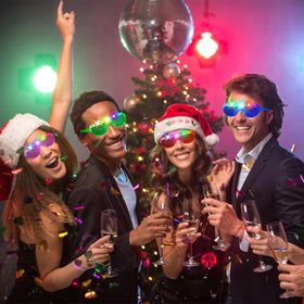 OLUPP soft PC plastic LED glasses designed for comfort and durability
