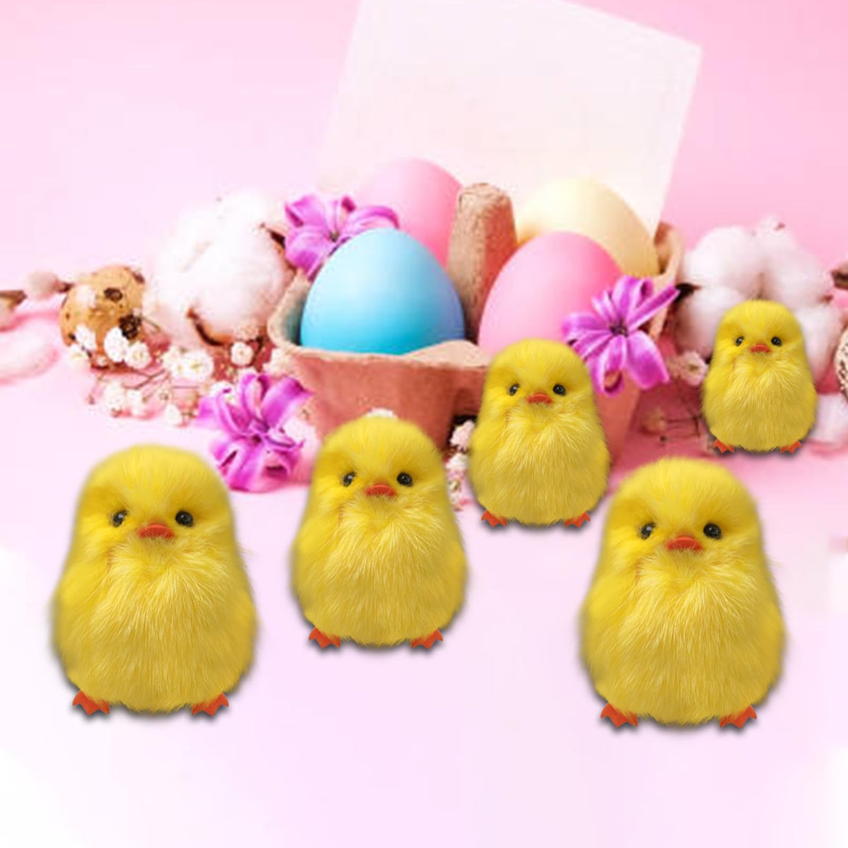 Olutacot chicks as party favors for themed celebrations