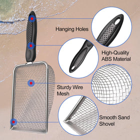 Olutacot foldable beach buckets collapsed for compact travel.