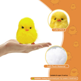 Olutacot soft faux fur chicks offer lightweight durable decor