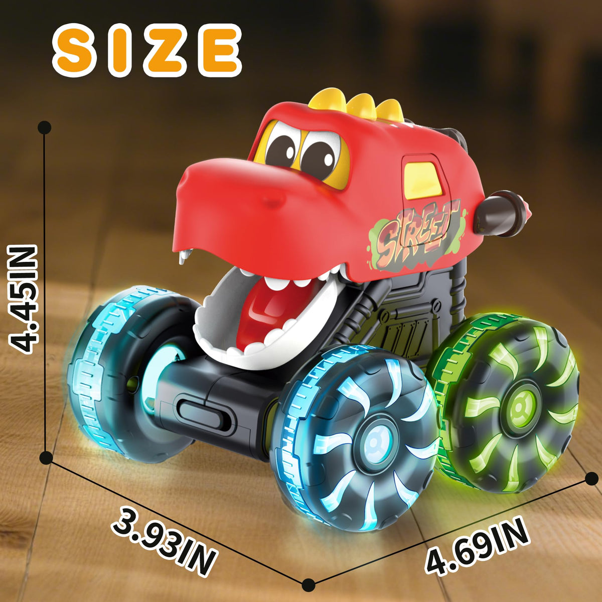 OMAKCOO Dinosaur monster trucks make a gift-ready option for kids