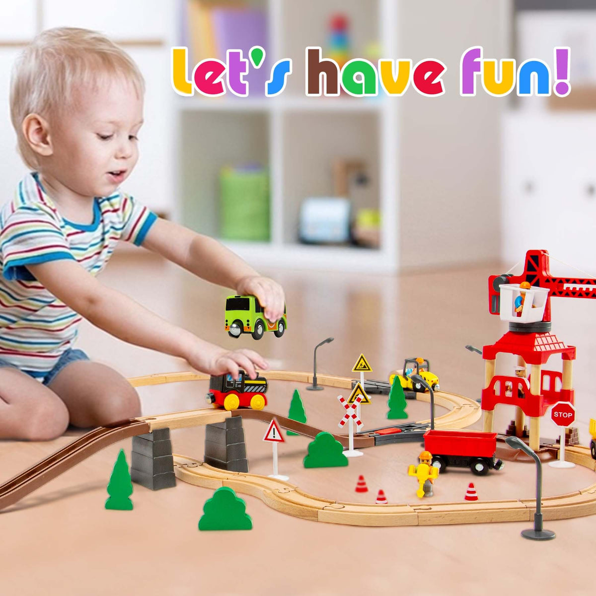 OMYbaby safe beech wood design offers durable, kid-friendly construction.