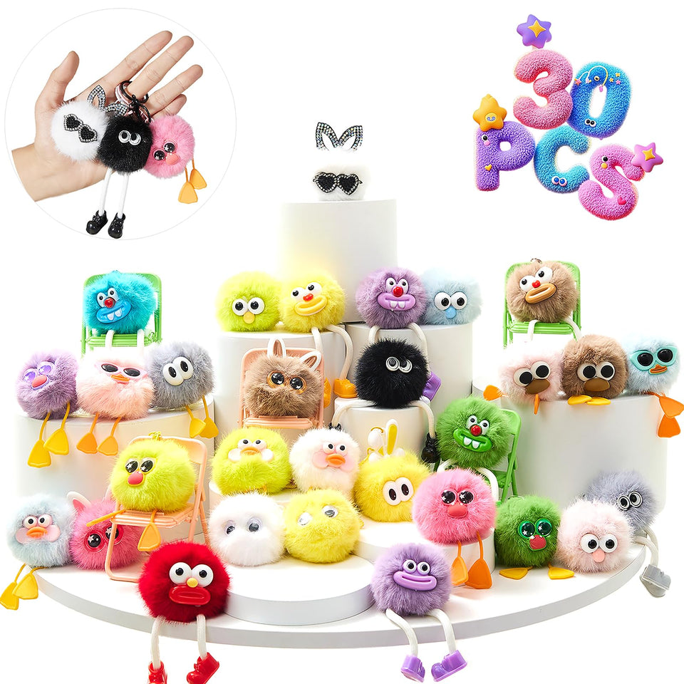 OMyFav 30pcs party favors keychains for classroom celebrations and gifts