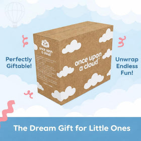 Once Upon a Cloud toddler using blocks on carpet demonstrates confident climbing moments.